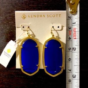 Kendra Scott Danielle Blue Statement Earring